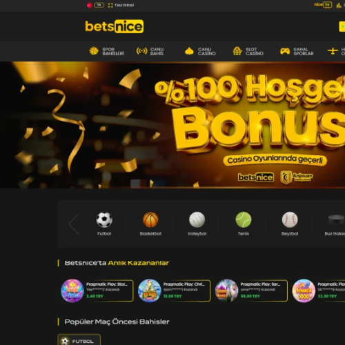 Betsnice ekran görüntüsü