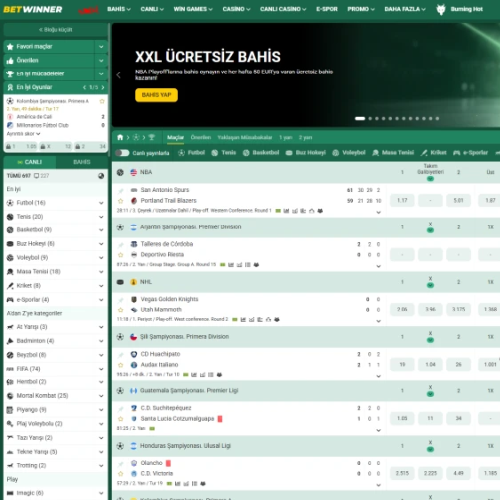 Betwinner ekran görüntüsü