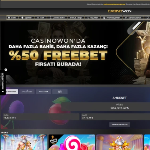 Casinowon ekran görüntüsü