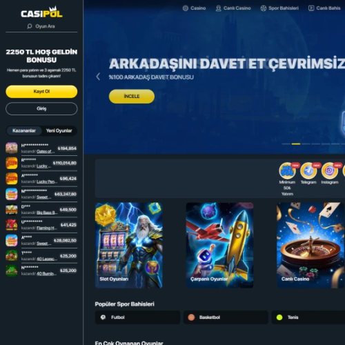 Casipol ekran görüntüsü
