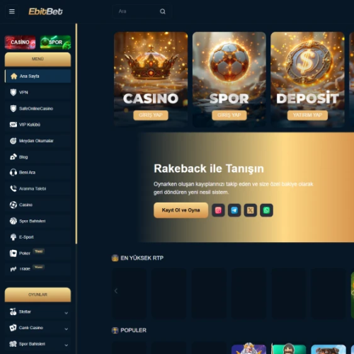 Ebitbet ekran görüntüsü
