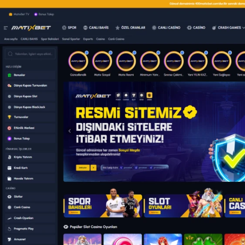 MatixBet ekran görüntüsü