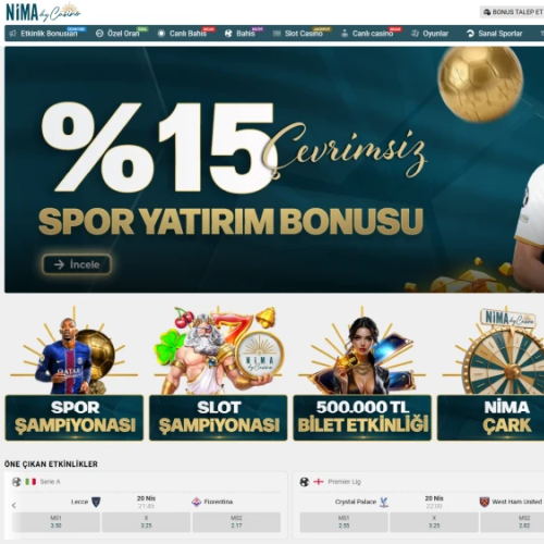 Nimabet ekran görüntüsü