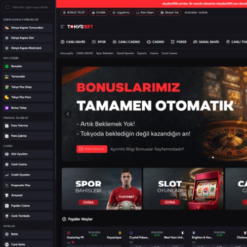 Tokyobet ekran görüntüsü