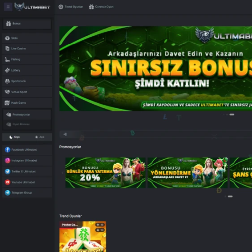 Ultimabet ekran görüntüsü