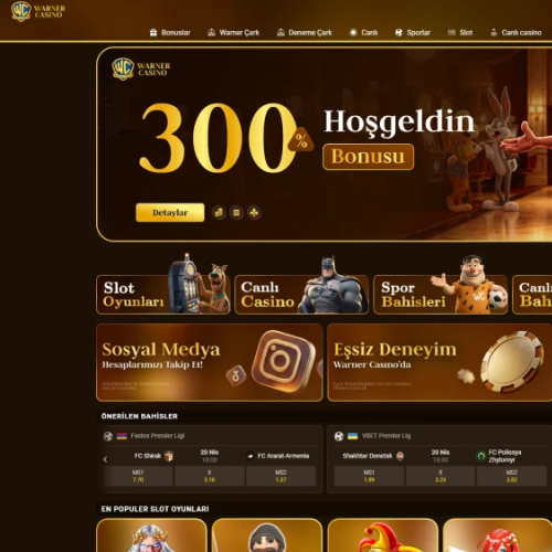 Warner Casino ekran görüntüsü